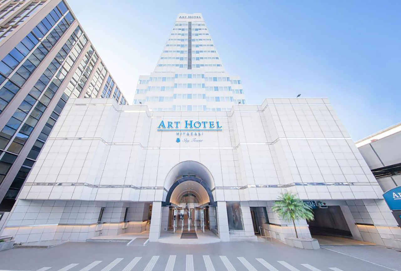 ART HOTEL 미야자키 스카이 타워 외관